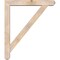 Ekena Millwork Traditional Craftsman Smooth Bracket w/ Offset Brace, Douglas Fir, 5 1/2"W x 34"D x 40"H BKT0604X34X40TRA04SDF - alternate 3